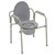 FEI Folding Commode with Fixed Arms (43-2330)
