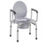 FEI K.D. Deluxe Steel Drop-Arm Commode with Padded Seat (43-2342)