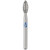 SS White 368-023M Sterile Piranha Pointed Football Diamond Bur (368-023M)