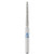 SS White 850-014M-S Sterile Piranha Round End Taper Diamond Bur (850-014M-S)
