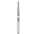 SS White 850-018SC Sterile Piranha Round End Taper Diamond Bur (850-018SC)