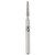 SS White 855-014SC Sterile Piranha Round End Taper Diamond Bur (855-014SC)