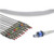 Welch Allyn Compatible Direct-Connect EKG Cable with 10 Leads Clip