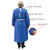 Blue Washable Cotton Isolation Gown (01-99-0010-W)