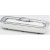 Dukal Tech-Med 8-1/2" x 3" x 1-1/2" Stainless Steel Instrument Tray with Strap Handle Cover (4254)