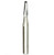 FGSS701 Short Shank Flat End Taper X-Cut Carbide Bur - 100/Pack (FGSS-701)