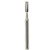 FG559-1 Flat End Cylinder X-Cut Carbide Bur - 100/Pack (FG559-1)