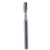 #59 Flat End Cylinder FG Carbide Bur - 100/Pack (FG59-1)