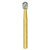 #08 Round Metal Cutter Carbide Bur - 10/Pack (MC08)