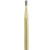 #1931 Round Metal Cutter Carbide Bur - 100/Pack (FG1931)