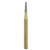 #2170 Kirss Kross Taper Dome Metal Cutter Carbide Bur - 10/Pack (FG2170)