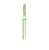 B12 884/012 Medium Silver Shank Beveled Cylinder Diamond Carbide 5/Pack B12 884/012M