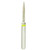 B8S 862/010 Fine Silver Shank Flame Multi-Use Diamond Bur - 5/Pack (B8S 862/010F)