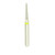 B8 888/012 Extra Fine Silver Shank Flame Multi-Use Diamond Bur - 5/Pack (B8 888/012XF)