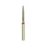 C10 863/012 Coarse Silver Shank Flame Multi-Use Diamond Bur - 5/Pack (C10 863/012C)