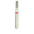 A14 835/014 Fine Silver Shank Flat End Cylinder Multi-Use Diamond Bur - 5/Pack (A14 835/014F)