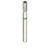 A14M 835/016 Medium Silver Shank Flat End Cylinder Multi-Use Diamond Bur - 5/Pack (A14M 835/016M)