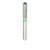 B1LL 837/018 Medium Silver Shank Flat End Cylinder Multi-Use Diamond Bur - 5/Pack (B1LL 837/018M)