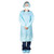 Dukal AAMI Level 2 Blue Polyethylene Isolation Gown (307R)