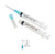 3D Dental 23G Side-Vent Endo Irrigation Needle with Blue Hub on 3cc Syringe (EN23S)