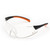 Univet Model 546 Clear Safety Glasses with Black & Orange Frames (MDU5028SC)