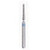 Kerr #002R Regular Grit BluWhite Curettage Diamond Bur with FG Shaft (FG002R-5)