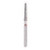 Kerr #009F Fine Grit BluWhite Curettage Diamond Bur with FG Shaft (FG009F-5)