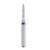 Kerr #210R Regular Grit BluWhite Flame Diamond Bur with FGSS Shaft (SS210R-5)