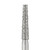 Parkell 847-018C Sterile Coarse Grit Flat End Taper Diamond Bur with FG Shank (SDS-847-018C)