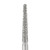 Parkell 850-016C Sterile Coarse Grit Round End Taper Diamond Bur with FG Shank (SDS-850-016C)