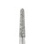 Parkell 856-018C Sterile Coarse Grit Round End Taper Diamond Bur with FG Shank (SDS-856-018C)