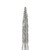 Parkell 862-014M Sterile Medium Grit Flame Diamond Bur with FG Shank (SDS-862-014M)