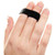 3 Point Products 1" Black Buddy Loops Finger Protection (P1007-50)