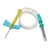 MediVena 23G x 3/4" Glide & Lock Safety Blood Collection Wing Set with Luer Adapter (5042)