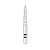 Premier Dental #260.8VF Flame FG Two Striper Diamond Bur with Very Fine Grit (2015183)