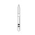 Premier Dental #265.6.5C Flame FG Two Striper Diamond Bur with Coarse Grit (2015129)