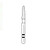 Premier Dental #799.6.5C Round-End Taper FG Two Striper Diamond Bur with Coarse Grit (2015473)