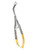 Laschal 45° Steiglitz TC Forceps with Thumb Lock & East/West Angulations (45SPL/M)