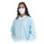 AMD Medicom Large Blue Lab Coat (A8033)