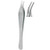 Miltex Adson Delicate Angled Serrated Dressing Forceps - 12cm