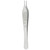 Adson Straight Delicate Tissue Forceps with 2 x 3 Teeth - 12.1cm