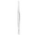 Miltex Straight Cushing Tissue Forceps with 1 x 2 Teeth - 17.8cm