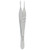 Kohler Straight Micro-Adson Tissue Forceps with 1 x 2 Teeth (5707)