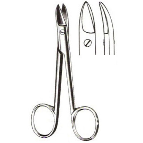 World Precision Instrument Micro Scissors, 12 cm, Diamond Coated Blades