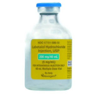 LABETALOL HCL 200MG MDV 40ML - HIKMA PHARMACEUTICALS USA INC