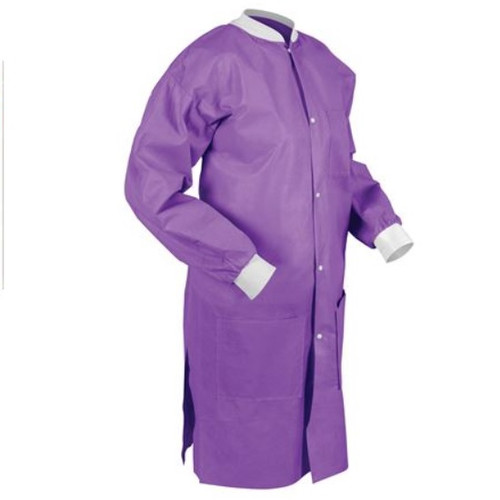 Medium Plum Purple Lab Coat (8109B)
