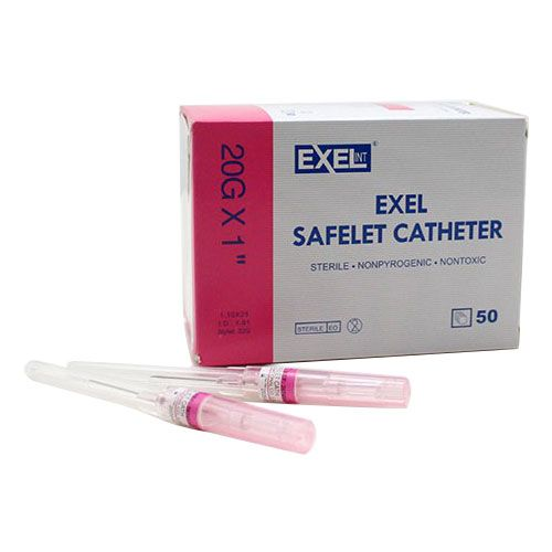 20G x 1" Safelet Peripheral IV Catheter without Safety 200/Case