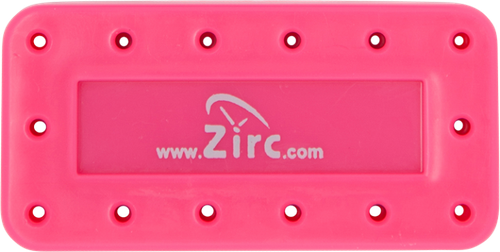 Pink Bur Blocks Zirc Neon Pink 14-Hole Magnetic Bur Block (50Z403S)
