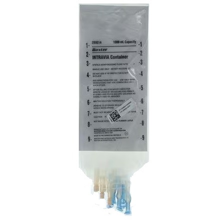 Baxter 1,000mL Empty Intravia Container (2B8014)