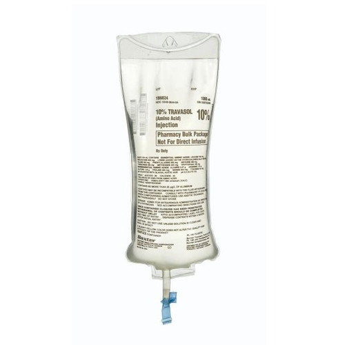 Baxter 10% Travasol for Injection in 1,000mL ViaFlex Plastic Container ...
